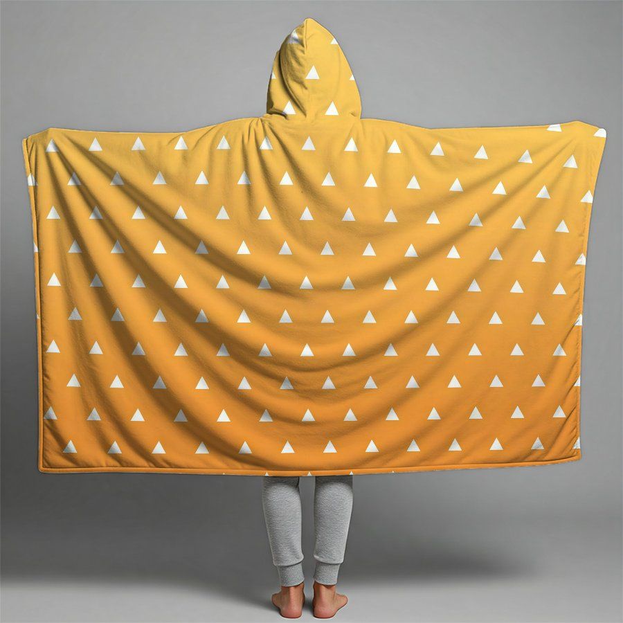 Zenitsu hooded blanket